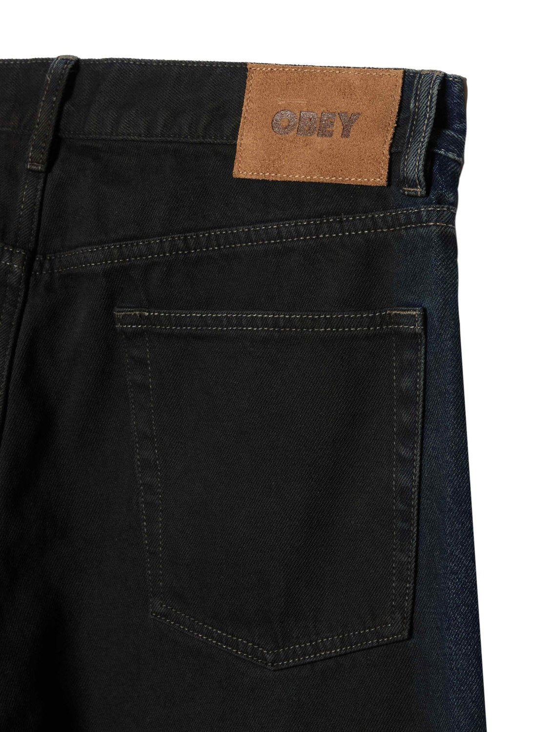 OBEY CLASSIC BAGGY SPRAY DENIM INDIGO SPRAY 