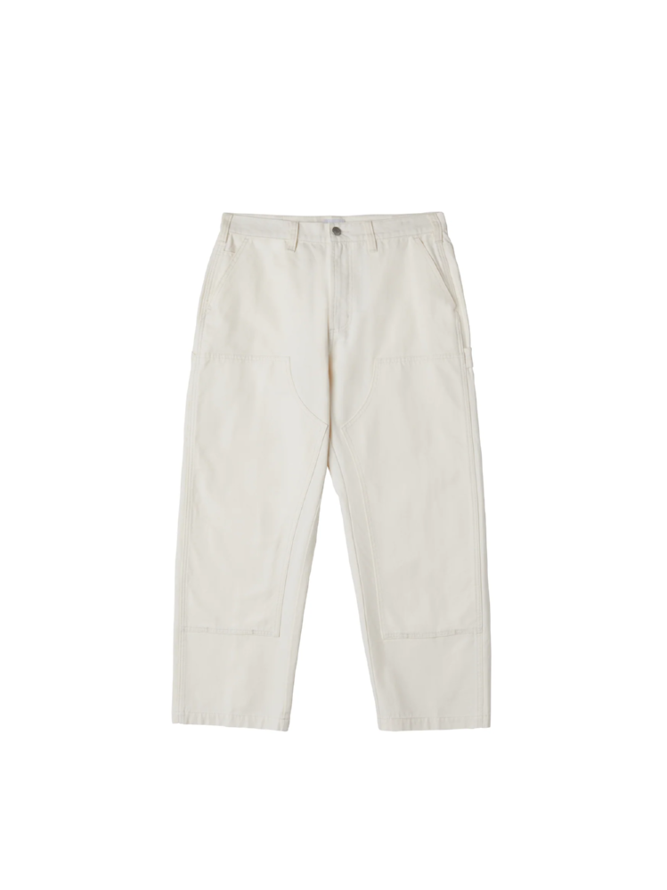 OBEY BIG TIMER TWILL DBL KNEE PANT UNBLEACHED 