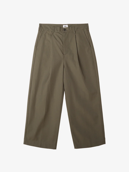 OBEY OLIVER PLEATED PANT TEA LEAF