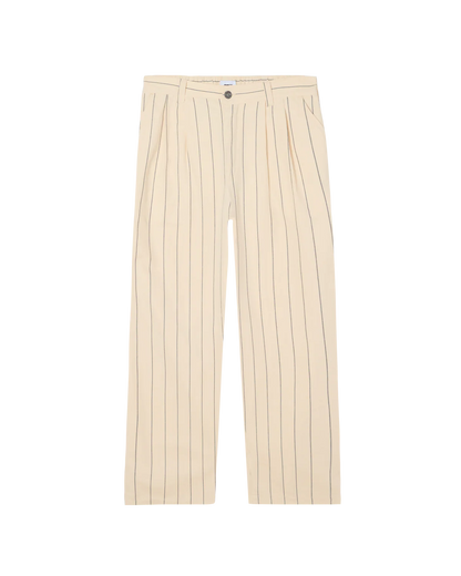 FOSTER PLEATED STRIPE PANT