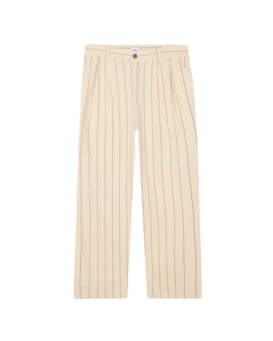 FOSTER PLEATED STRIPE PANT