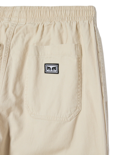OBEY THEO EASY PANT BIRCH FADED WASH 