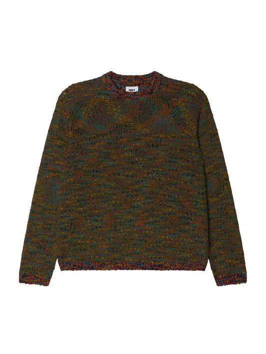 OBEY MARTIN SWEATER CHIVE MULTI 