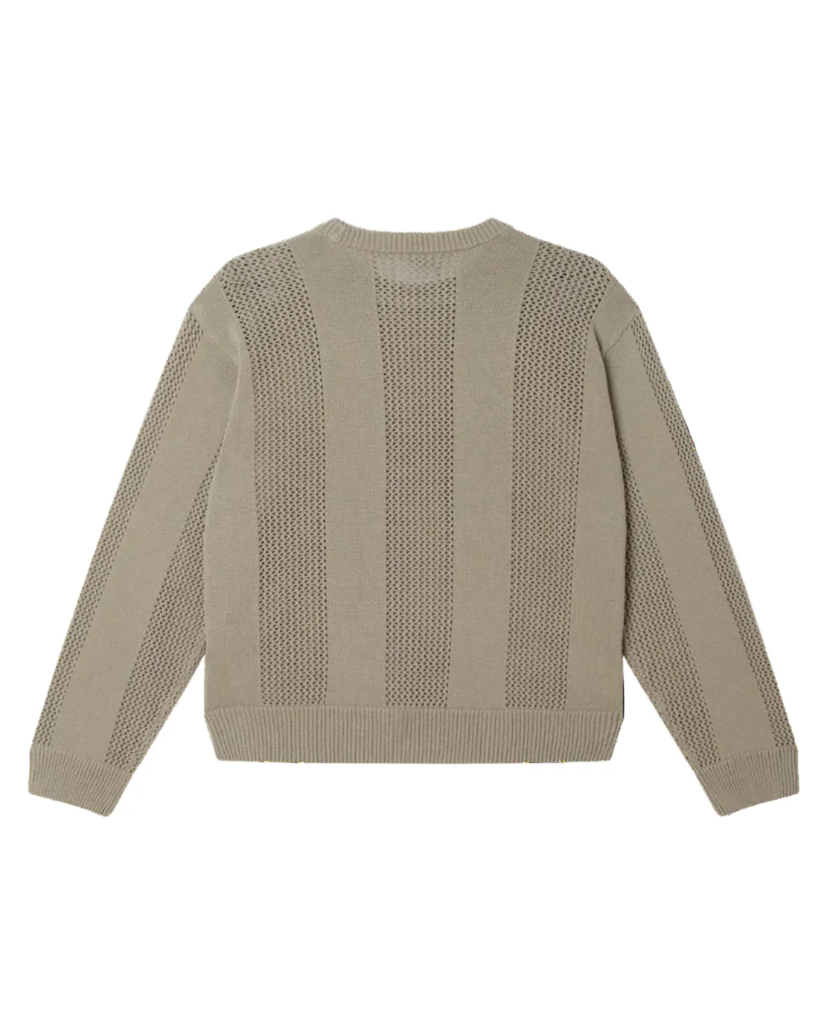 OBEY CROCHET SWEATER LONDON FOG