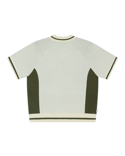 OBEY SPORT POLO SWEATER UNBLEACHED MULTI 