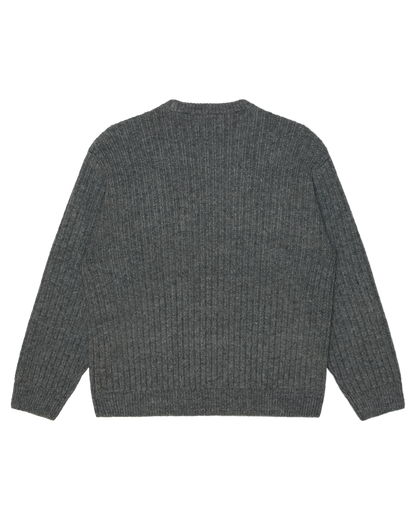 OBEY DREX SWEATER HEATHER CHARCOAL 