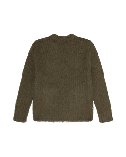 OBEY PATRON CARDIGAN TEA LEAF 