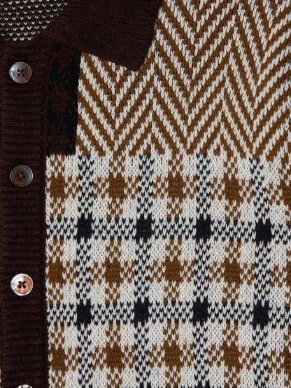 OBEY PATCHWORK CARDIGAN 