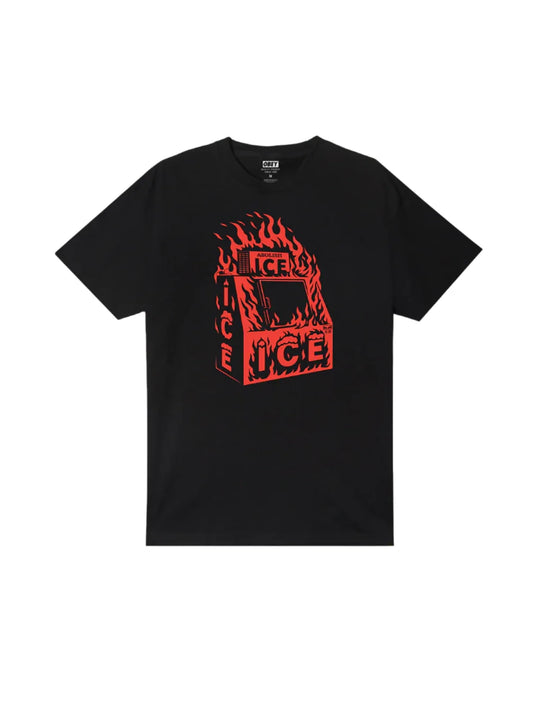 OBEY ABOLISH ICE CLASSIC T-SHIRT BLACK 