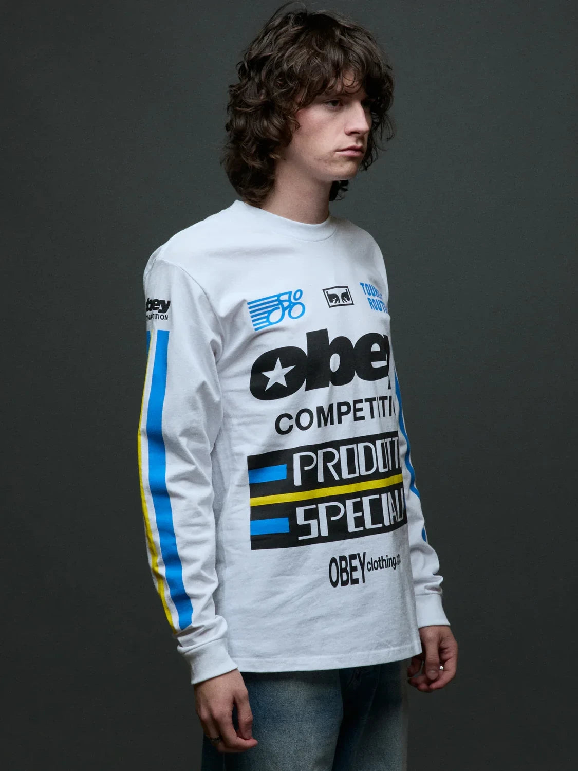 OBEY COMPETITION LONG SLEEVE T-SHIRT