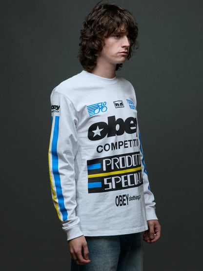 OBEY COMPETITION LONG SLEEVE T-SHIRT