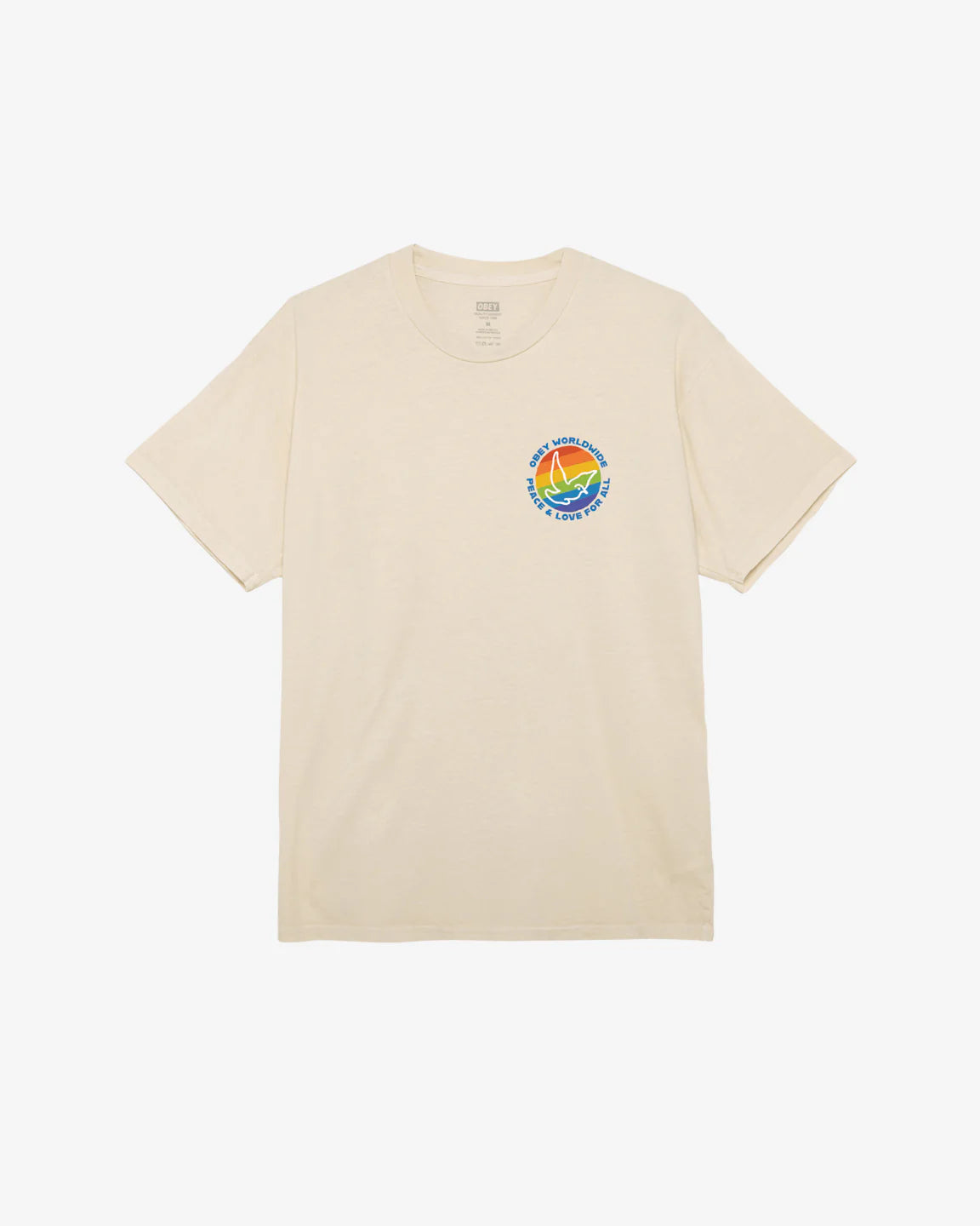 OBEY PEACE & LOVE PIGMENT T-SHIRT SAGO