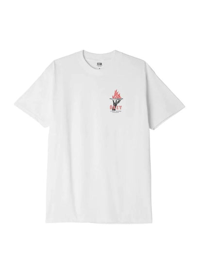 OBEY SEIZE FIRE T-SHIRT WHITE