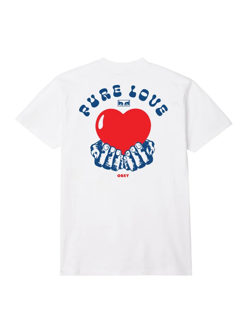 OBEY PURE LOVE T-SHIRT WHITE