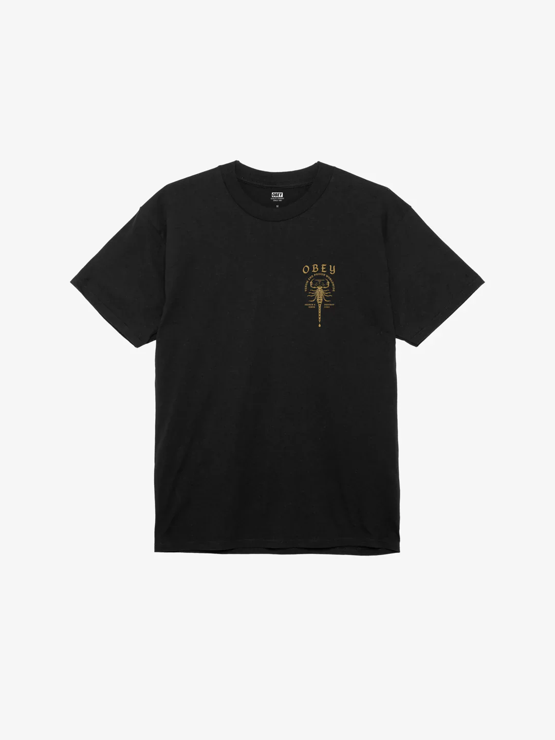 OBEY SCORPION CLASSIC T-SHIRT BLACK 