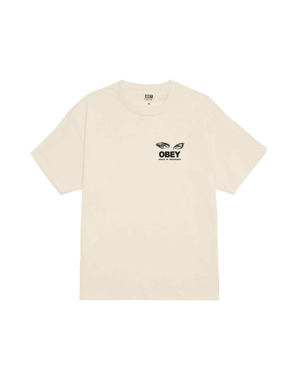 OBEY FACE OF SUBVERSION T-SHIRT CREAM