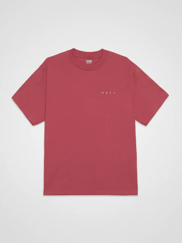 ARCHITECTURE OF THE UNIVERSE T-SHIRT MINERAL RED 