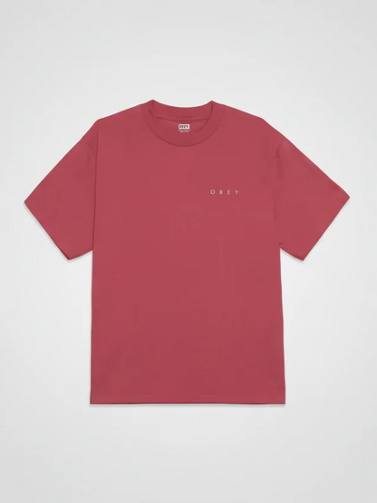 ARCHITECTURE OF THE UNIVERSE T-SHIRT MINERAL RED 