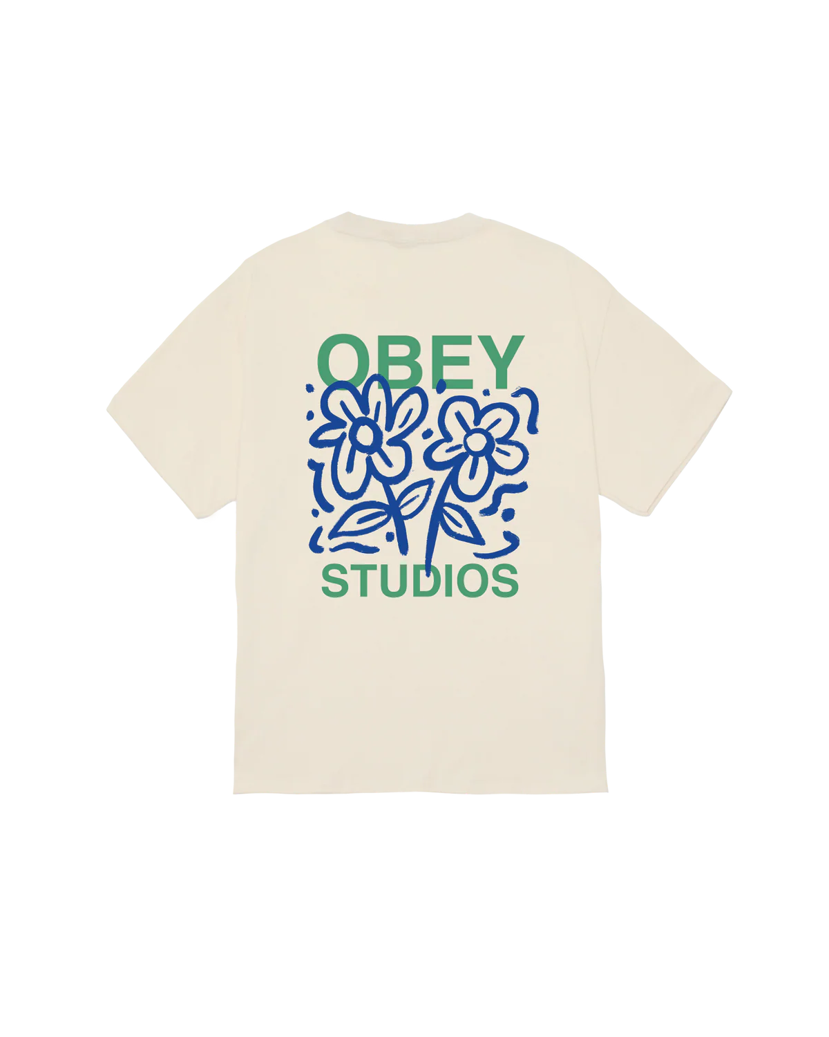 OBEY GROWN WITH LOVE CLASSIC T-SHIRT CREAM 