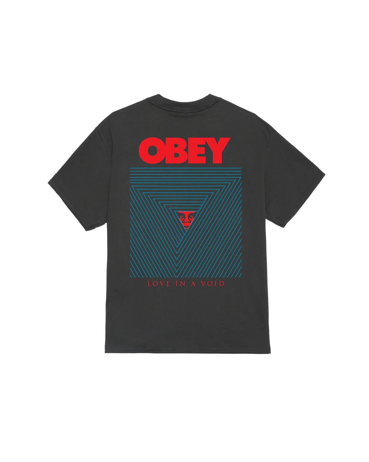 OBEY LOVE IN A VOID CLASSIC T-SHIRT VINTAGE BLACK 