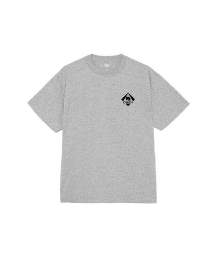 OBEY ICON PYRAMID CLASSIC T-SHIRT HTHR GREY 
