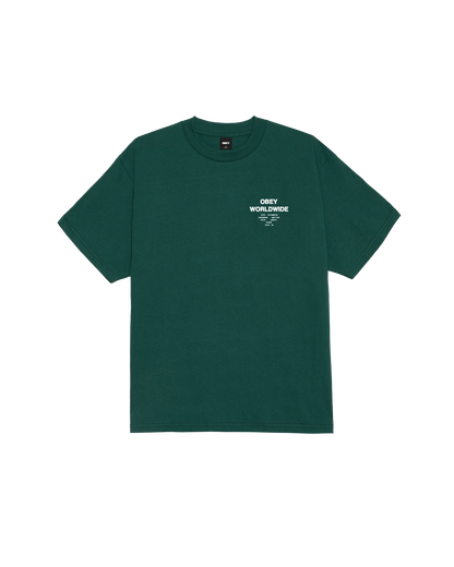 OBEY ANGELS ABOVE CLASSIC T-SHIRT RAINFOREST 