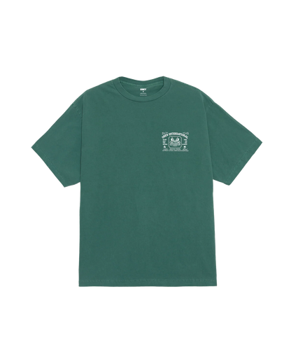 OBEY CREATIVE STUDIOS HEAVYWEIGHT T-SHIRT RAINFOREST 