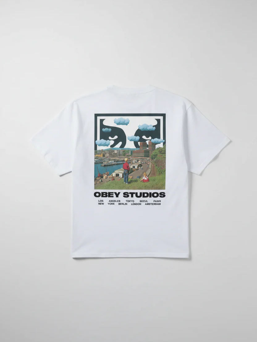 OBEY SKY FACE T-SHIRT WHITE 