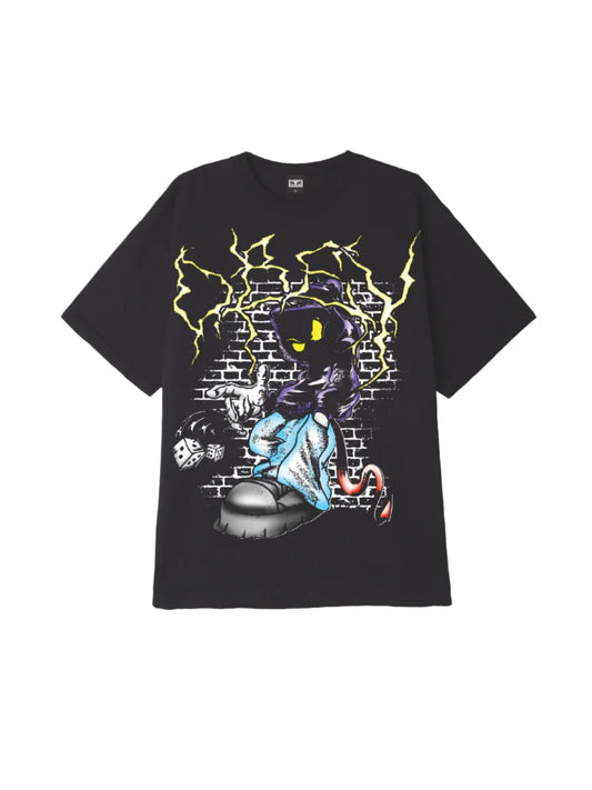 OBEY ROLL THE DICE T-SHIRT BLACK 