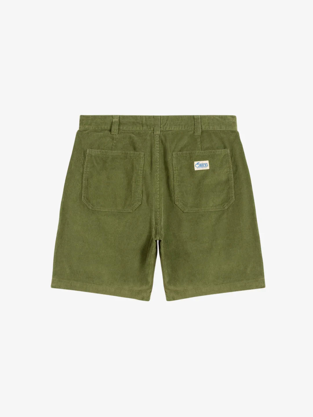 OBEY REED CORDUROY UTILITY SHORT LIGHT ARMY