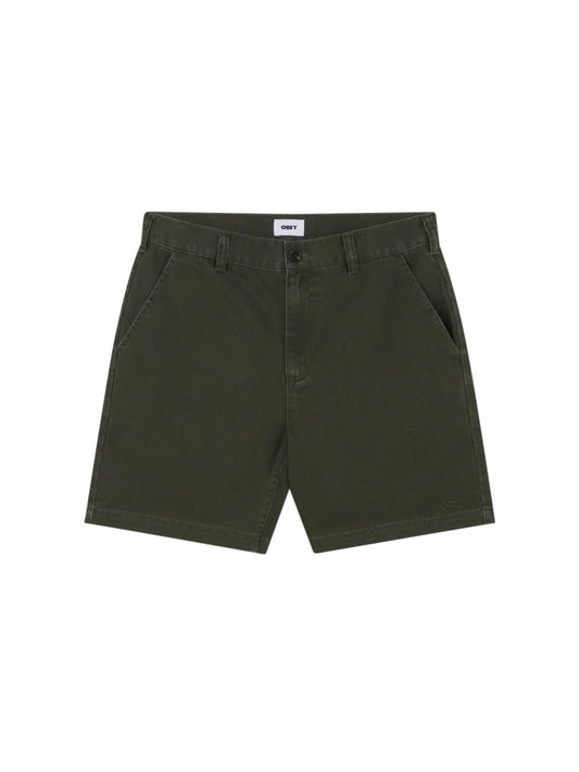 OBEY DAILY SHORT ROSIN FADED WASH