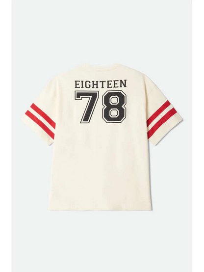 BRIXTON RAINIER 1878 OVERSIZED T-SHIRT NATURAL 