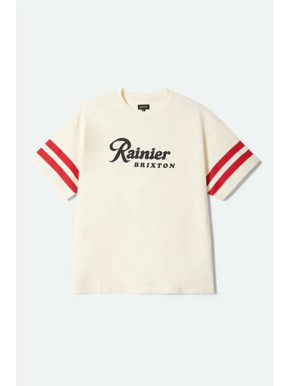 BRIXTON RAINIER 1878 OVERSIZED T-SHIRT NATURAL 
