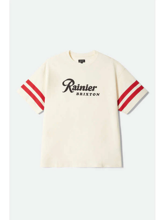 BRIXTON RAINIER 1878 OVERSIZED T-SHIRT NATURAL 