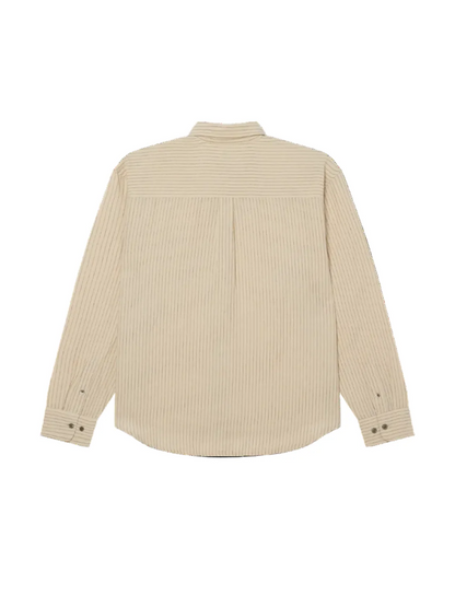 OBEY NELSON WOVEN SHIRT SILVER GREY MULTI 