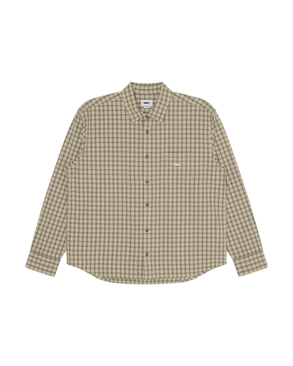 OBEY BIGWIG AXEL WOVEN SHIRT VETIVER MULTI 