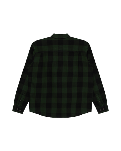 OBEY JONES WOVEN SHIRT KOMBU GREEN