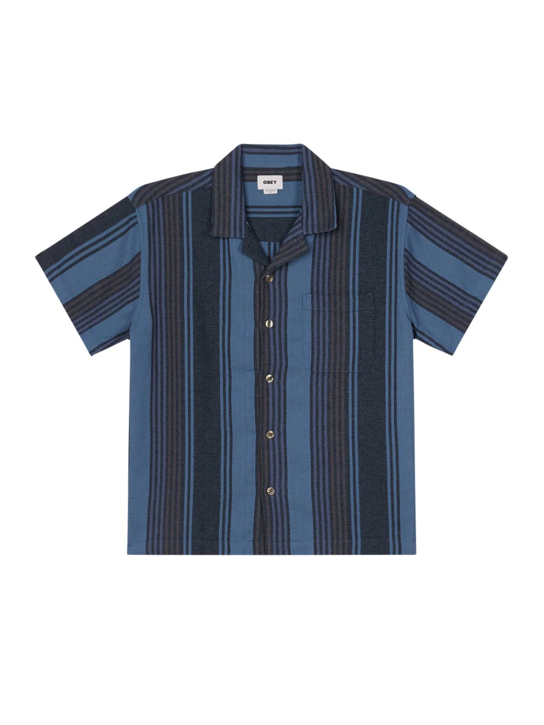 OBEY FRAZER S/S SHIRT BLACK MULTI 