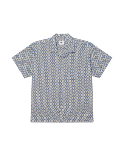 OBEY ADRIAN SHORT SLEEVE WOVEN UNBLEACHED MULTI 