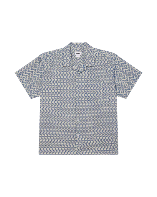 OBEY ADRIAN SHORT SLEEVE WOVEN UNBLEACHED MULTI 