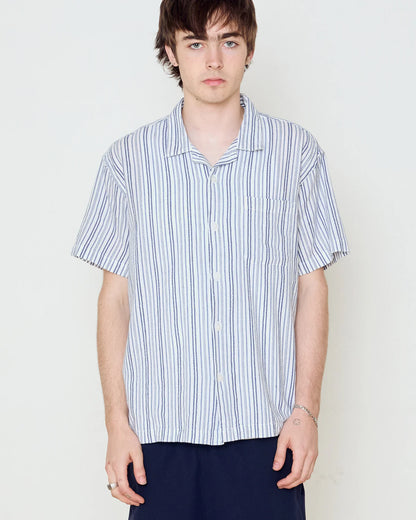 OBEY EVANS SHORT SLEEVE SHIRT WHITE MULTI 