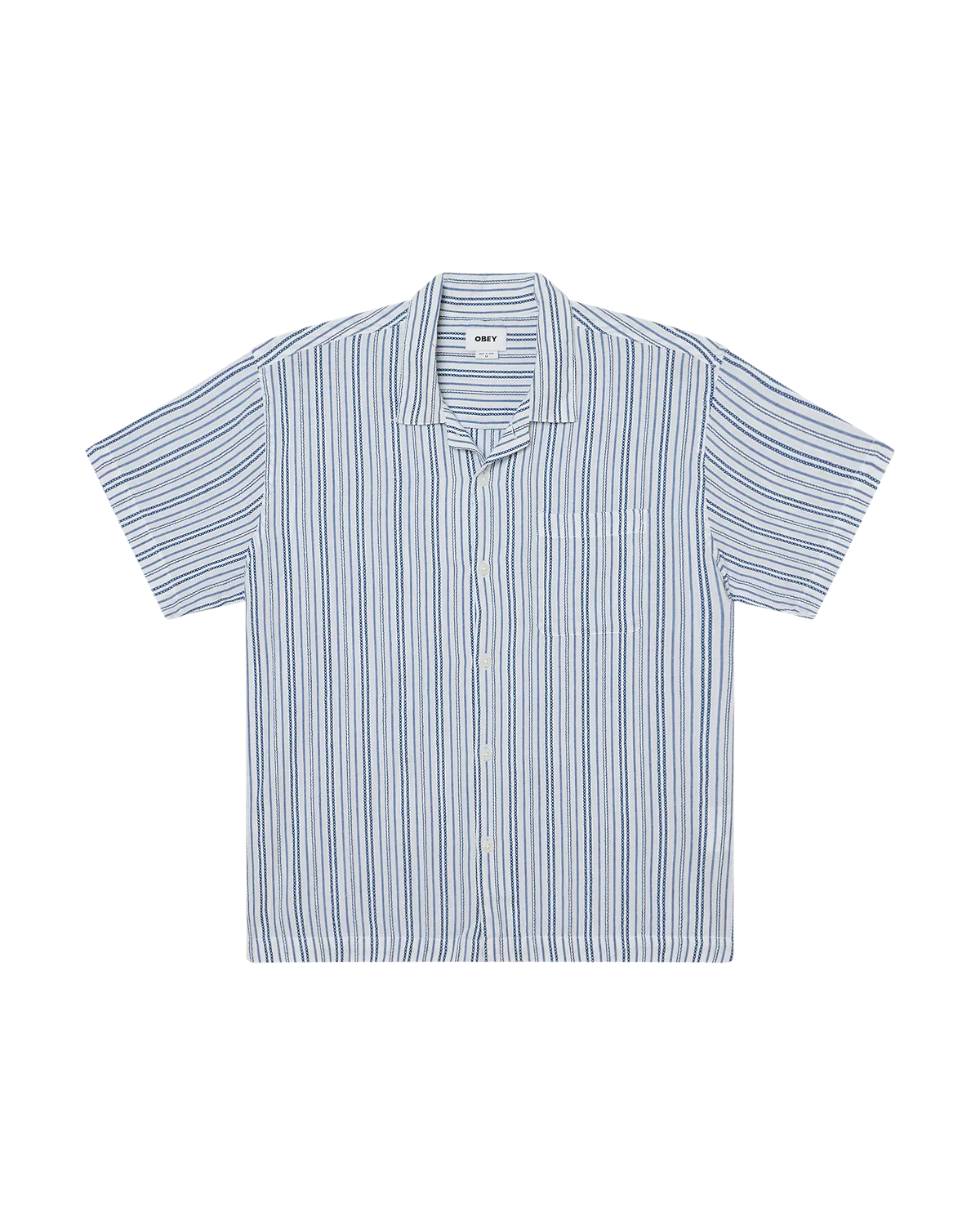 OBEY EVANS SHORT SLEEVE SHIRT WHITE MULTI 