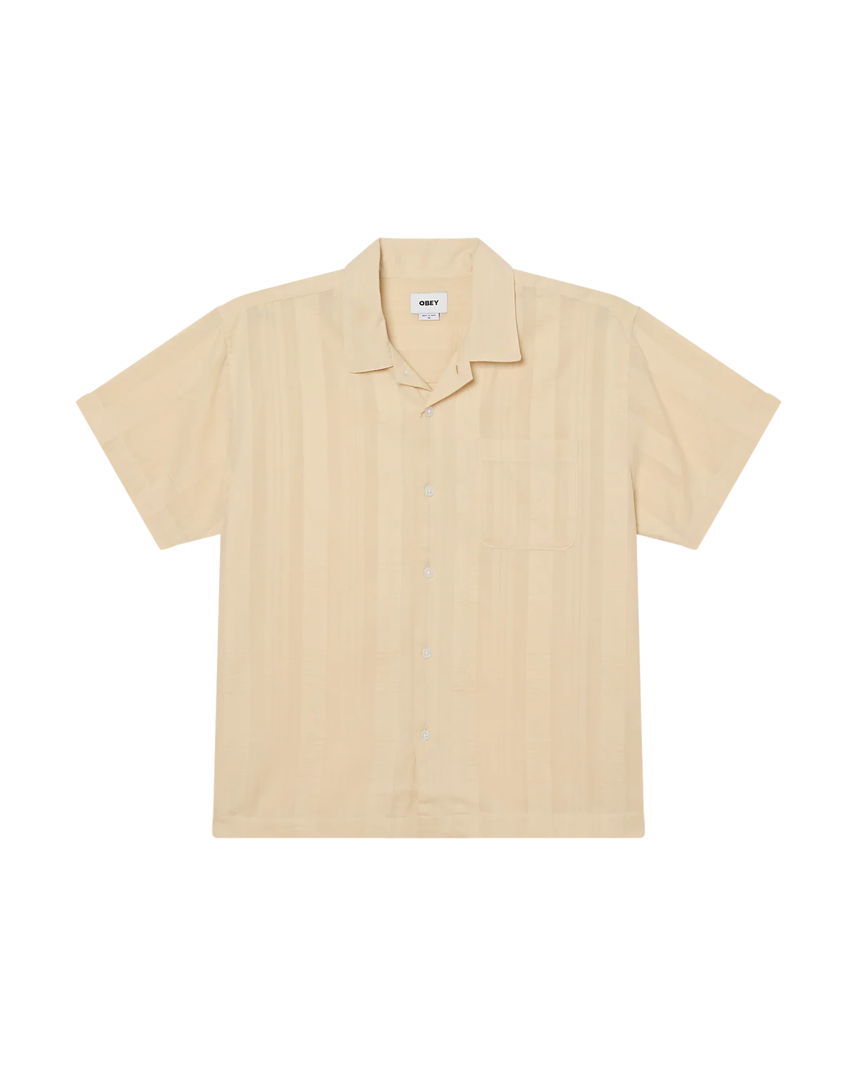 OBEY SAMUEL SHORT SLEEVE SHIRT UNBLEACHED MULTI 