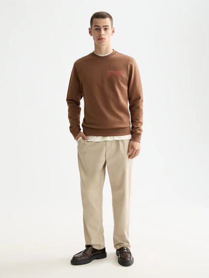 S&S LOGO SWEATSHIRT SOFT SILT