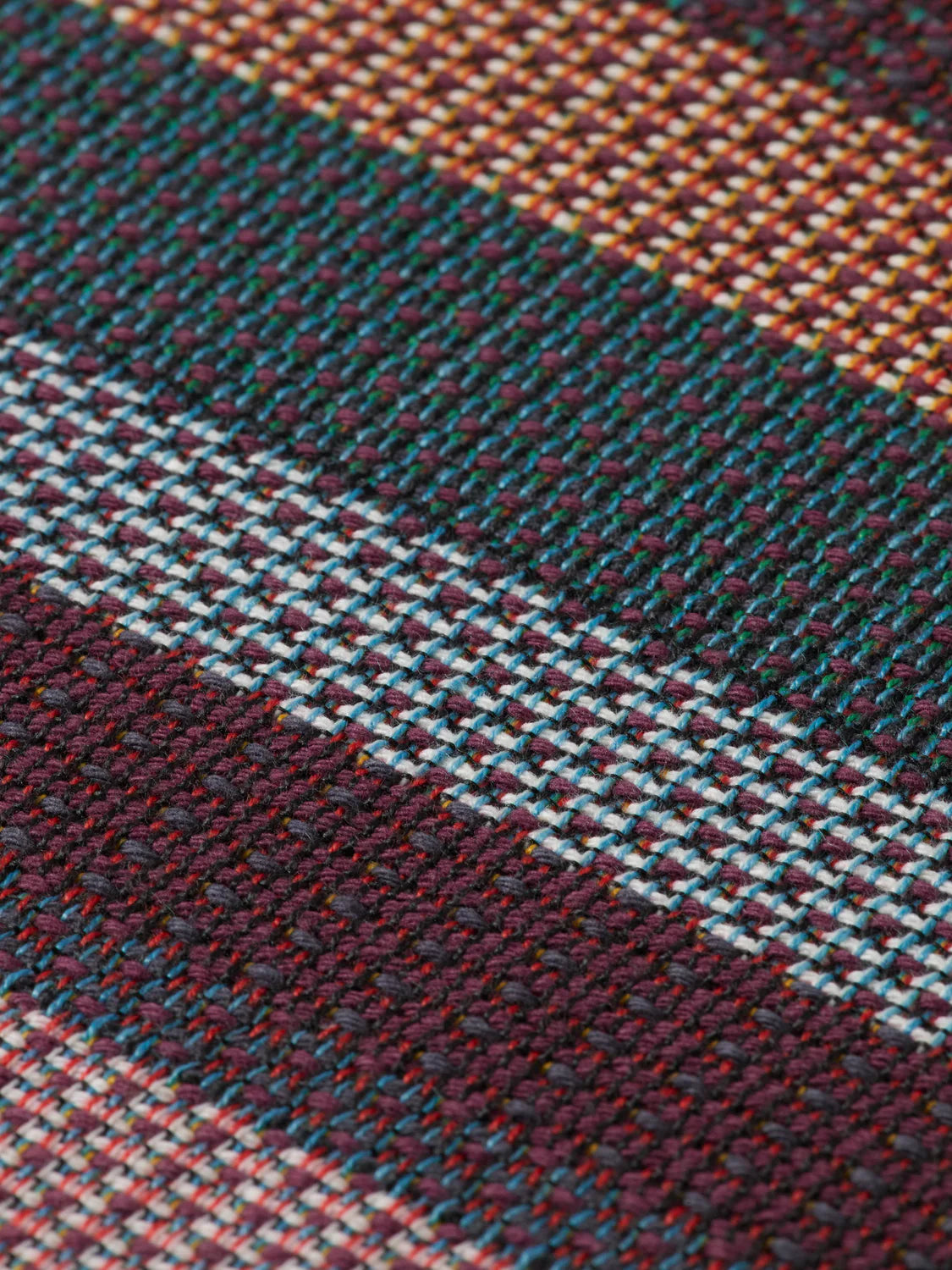 S&S JACQUARD RELAXED-FIT HOODIE PIXEL JACQUARD STRIPE 