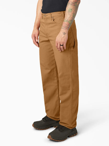 DICKIES RELAXED FIT DUCK JEAN RINSED BROWN DUCK