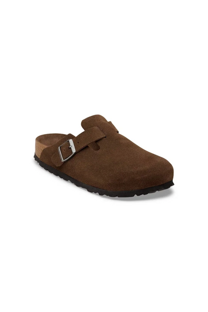 BIRKENSTOCK BOSTON SOFT FOOTBED SUEDE LEATHER CARAFE 