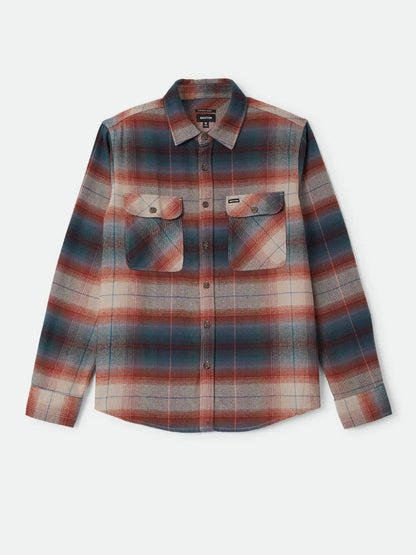 BRIXTON BOWERY FLANNEL MULTI SHADOW 