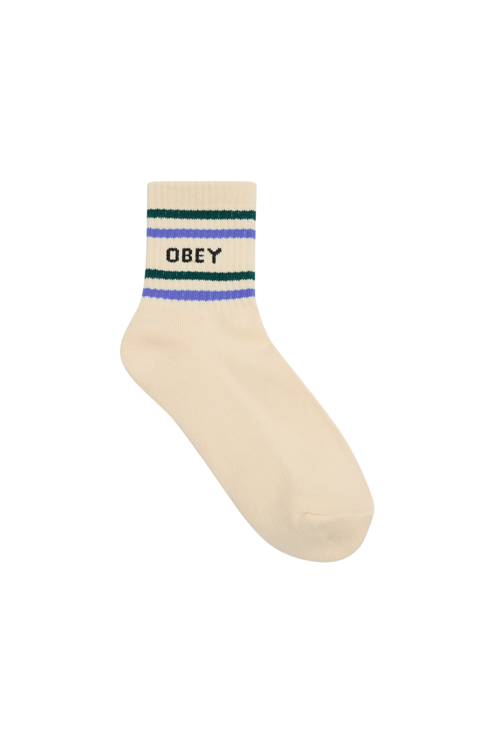 OBEY COOP SOCKS NATURAL/FOREST/BLUE 