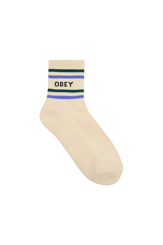 OBEY COOP SOCKS NATURAL/FOREST/BLUE 